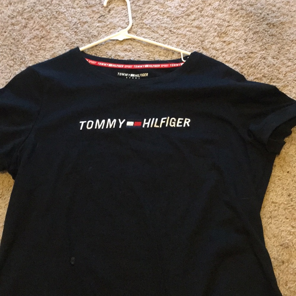 black tee shirt